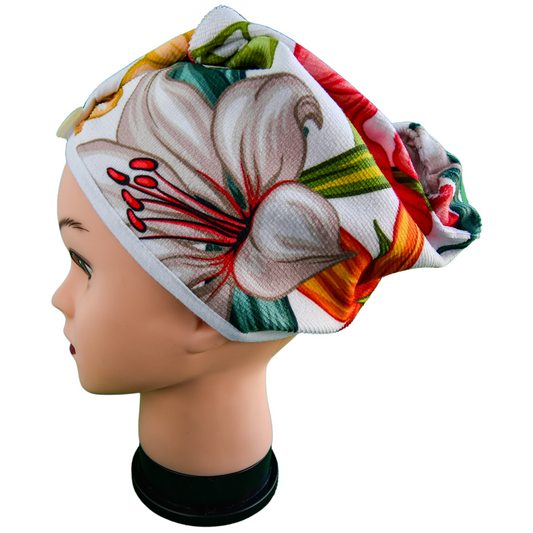 Quick-dry hair wrap - Florally