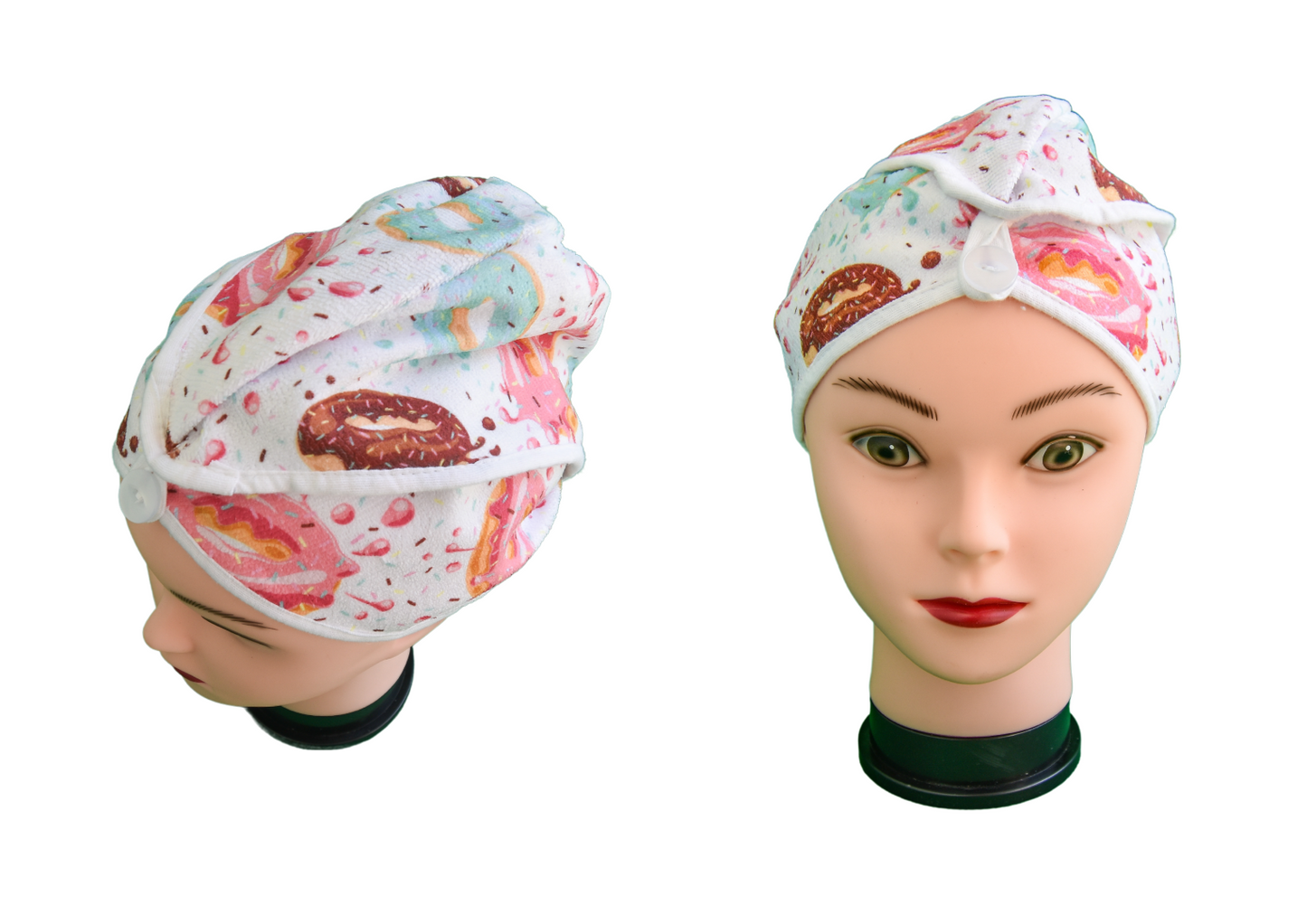 Quick-dry hair wraps - Donuts