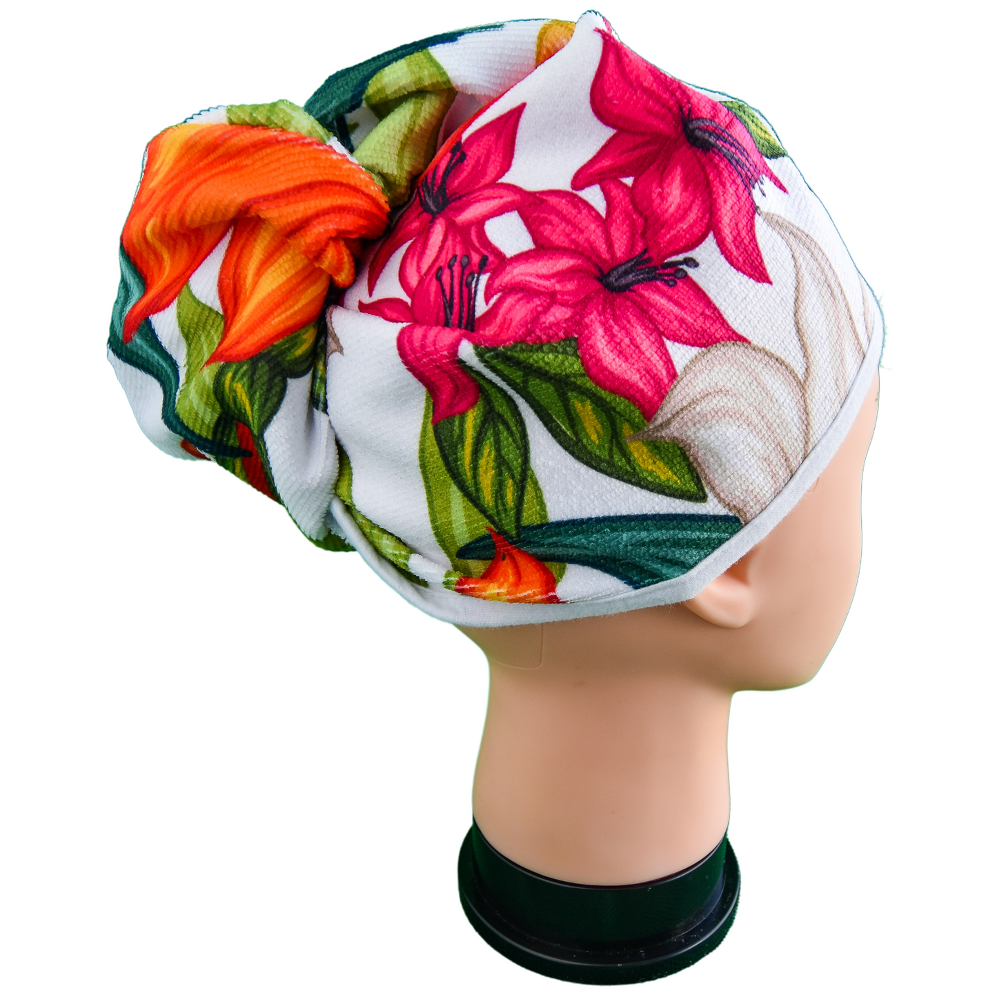 Quick-dry hair wrap - Florally
