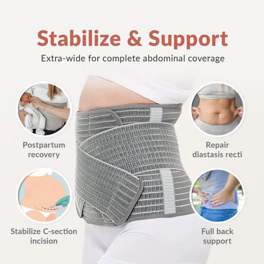 Bamboo Charcoal Belly Band by Twisted Plum for postpartum recovery.