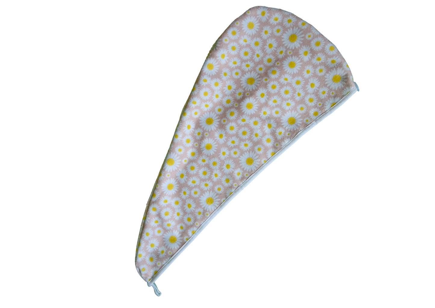 Quick-dry hair wrap - Pink Daisies