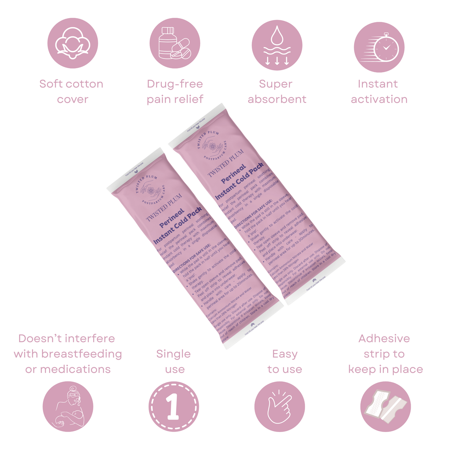 Cool & Absorb Instant Ice Maxi Pads
