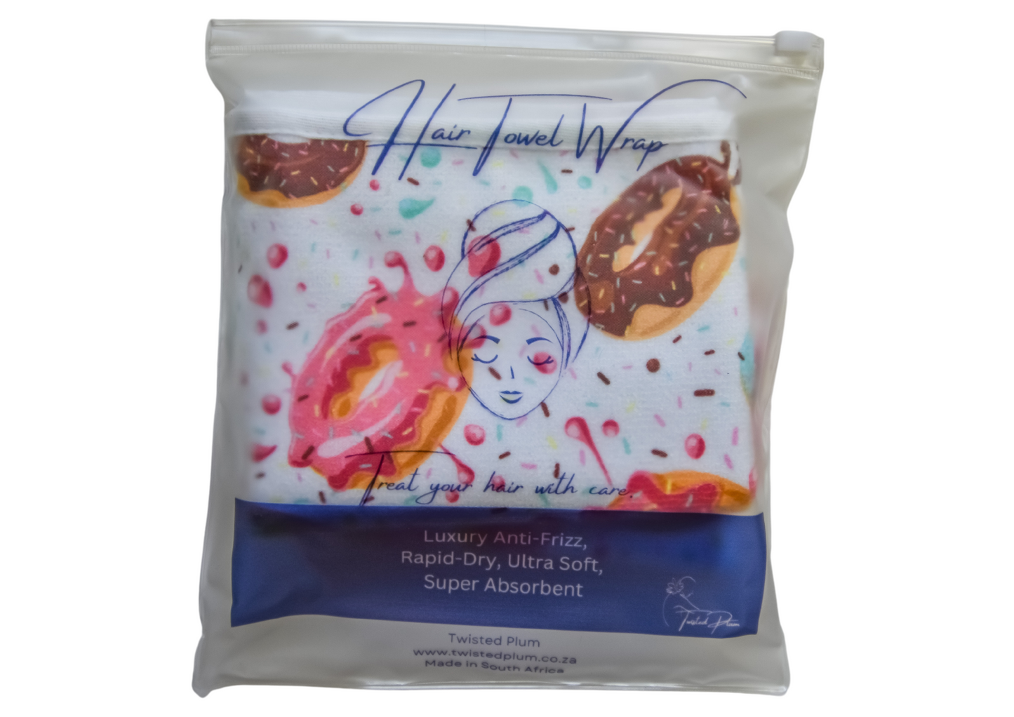 Quick-dry hair wraps - Donuts