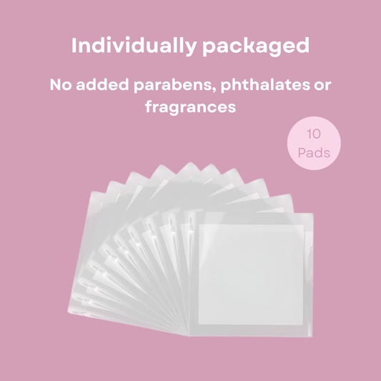 Hydrogel Nipple Pads for Breastfeeding Relief by Twisted Plum for postpartum recovery