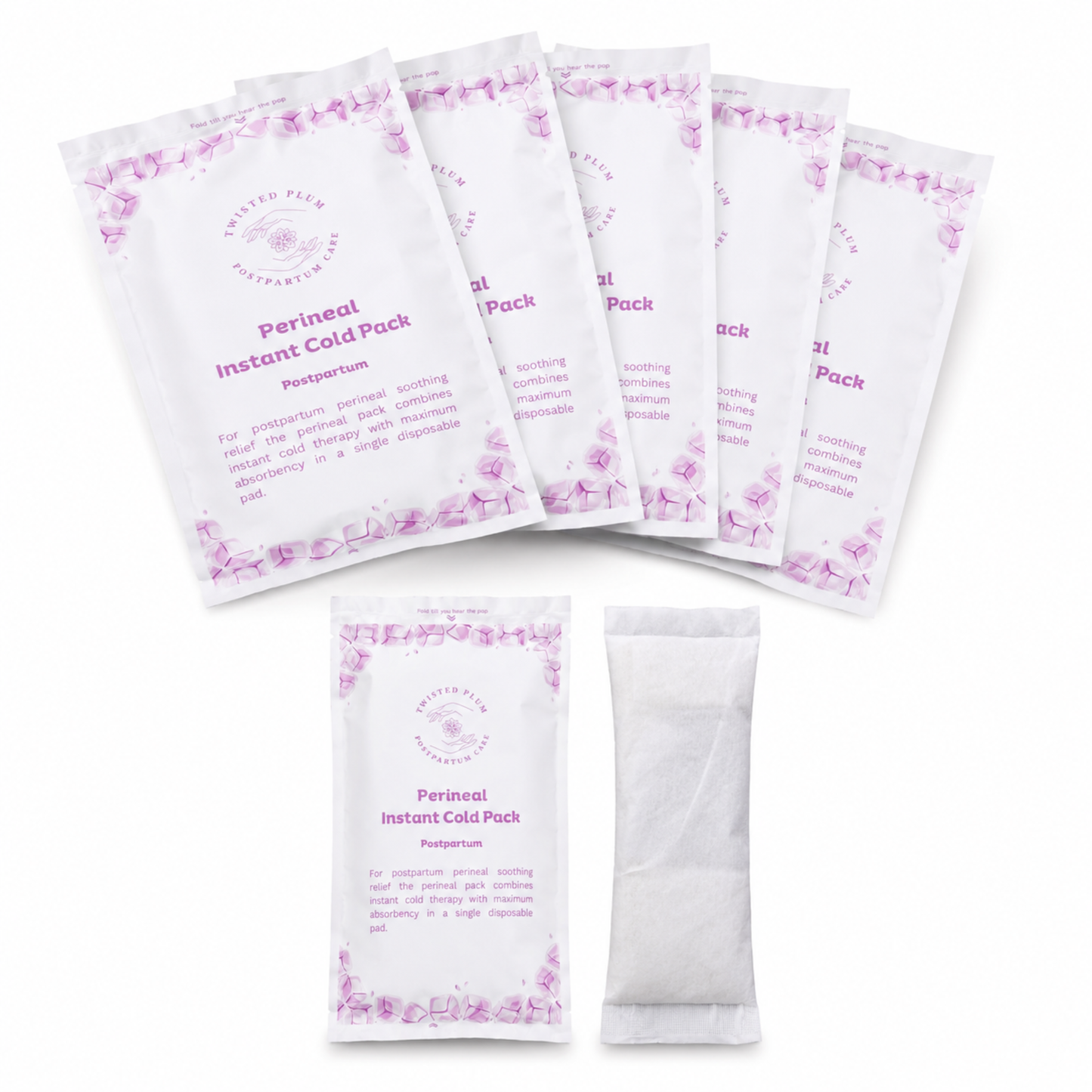 Instant Ice Maxi Pads for Postpartum Relief by Twisted Plum