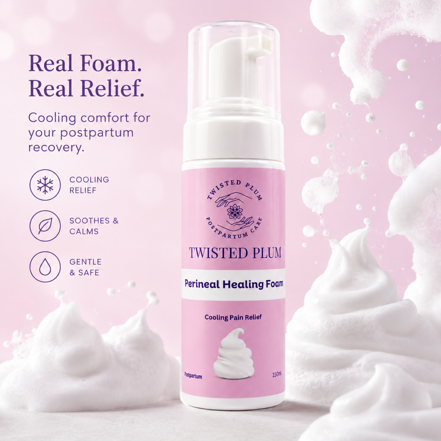 Twisted Plum Perineal Healing Foam