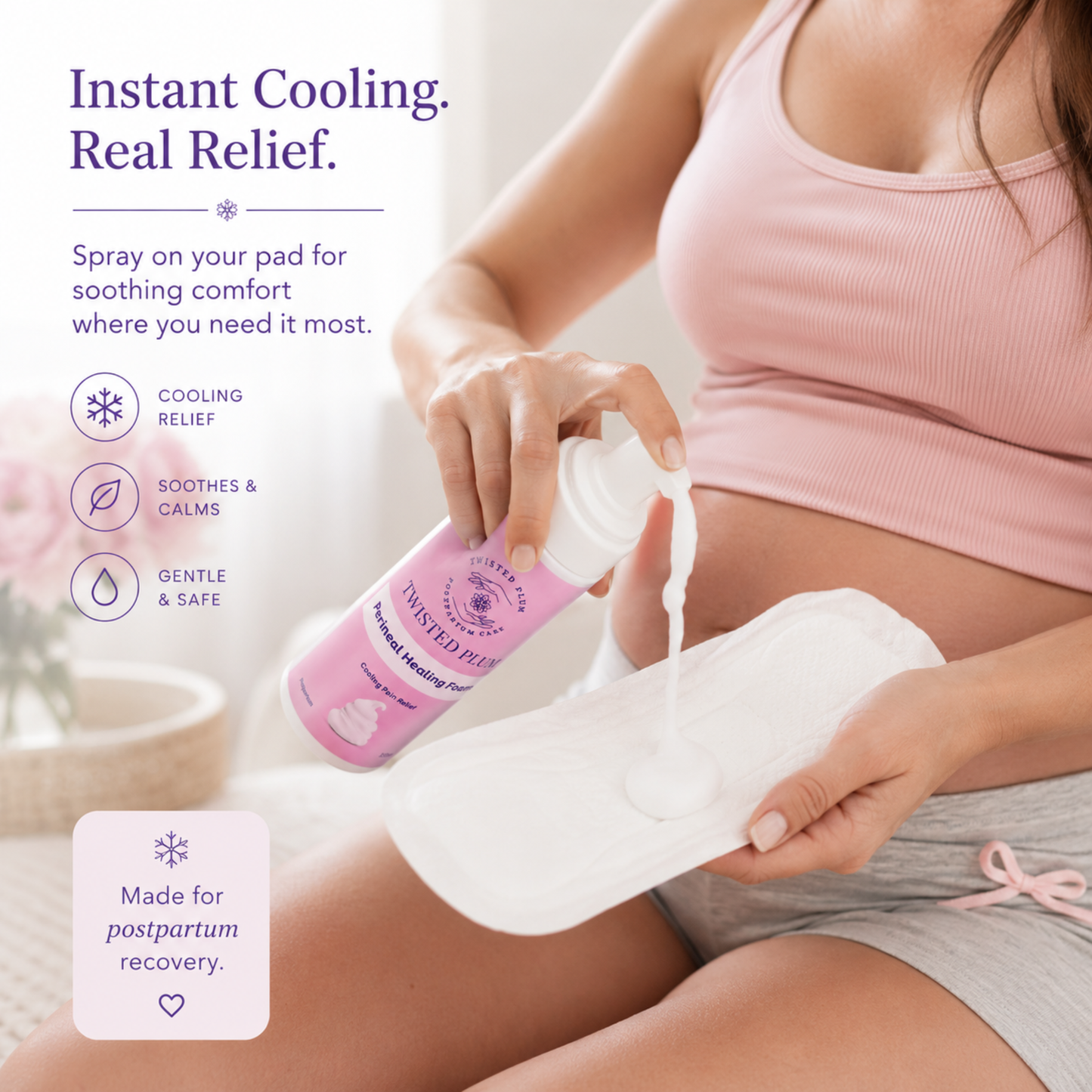 Twisted Plum Perineal Healing Foam