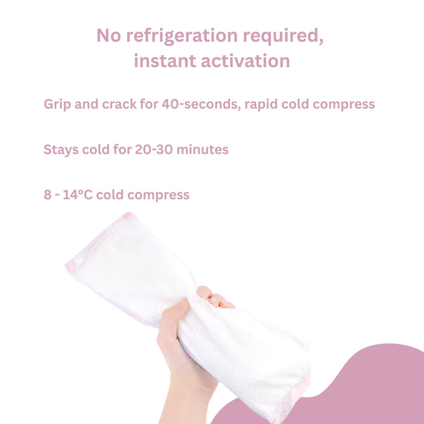 Instant Ice Maxi Pads for Postpartum Relief by Twisted Plum