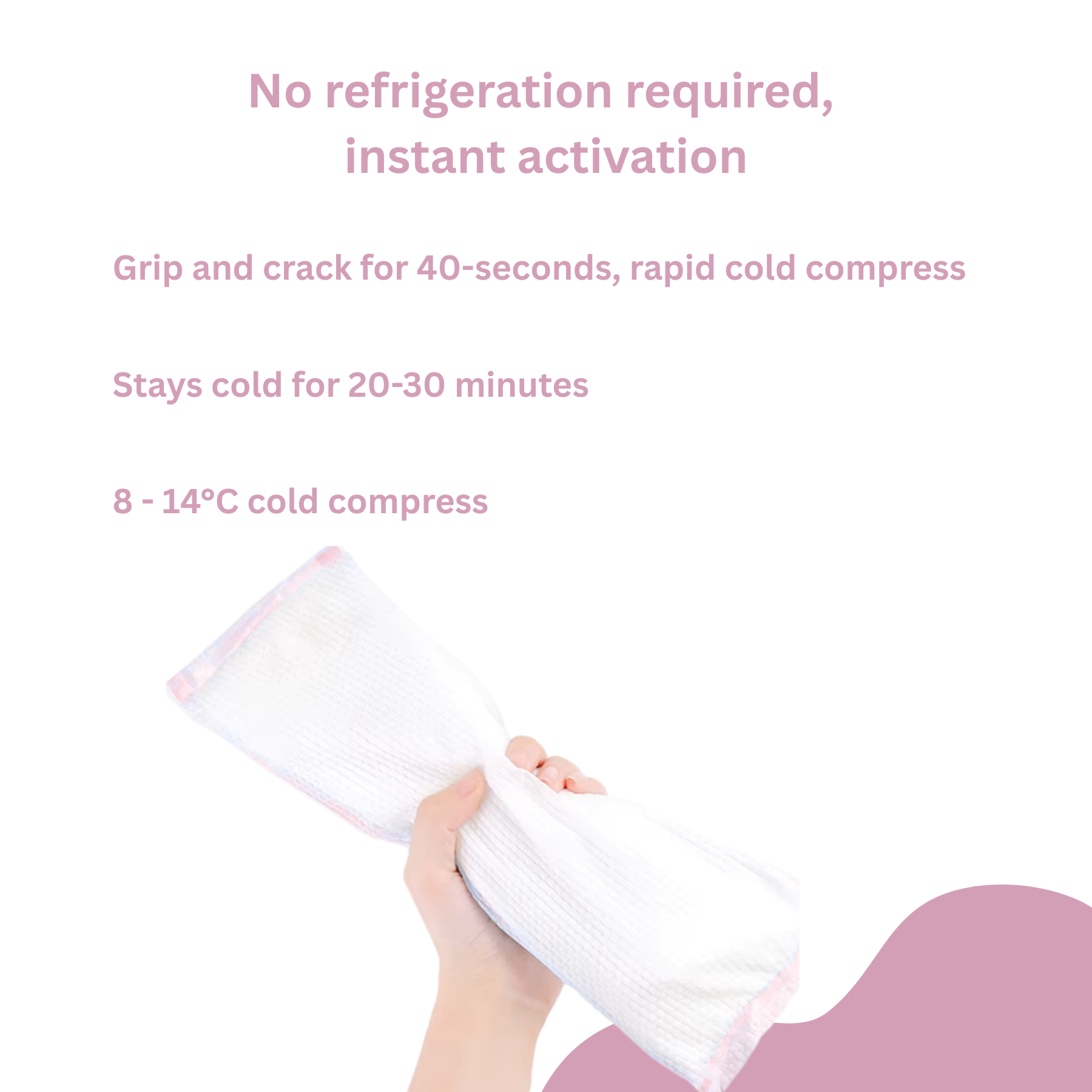 Instant Ice Maxi Pads for Postpartum Relief by Twisted Plum
