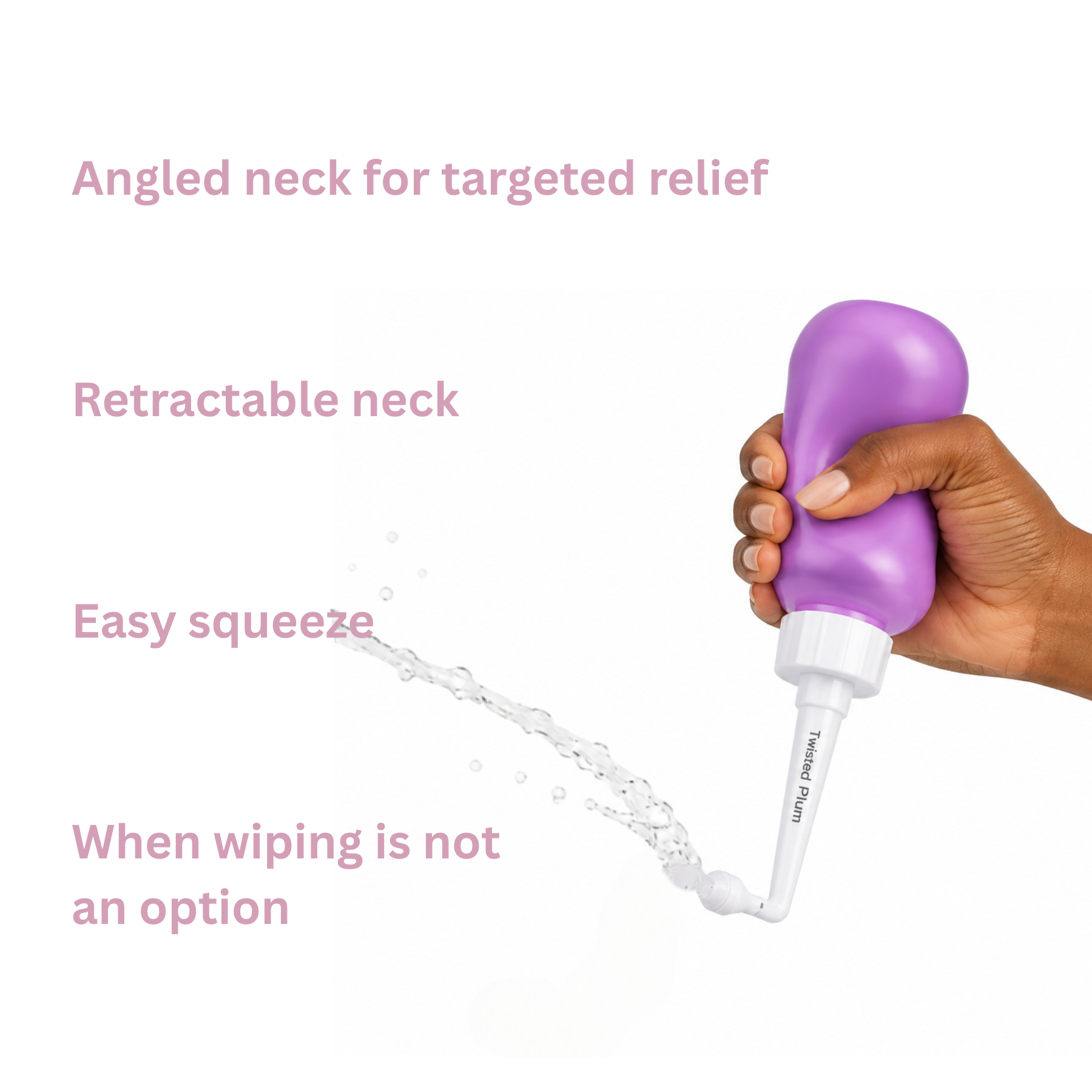 Upside Down Peri Bottle for Postpartum Hygiene by Twisted Plum for perineal 