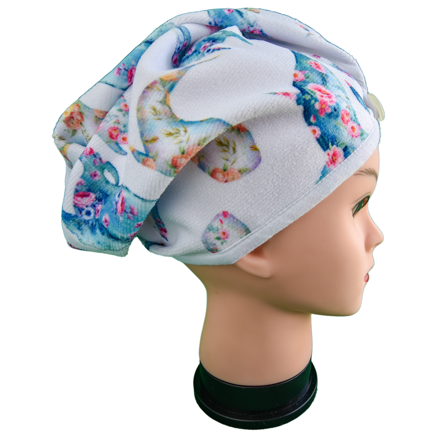 Quick-dry hair wrap - Whale Tale