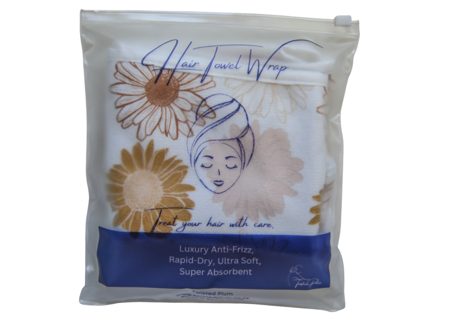 Quick-dry hair wrap - Boho Daisy