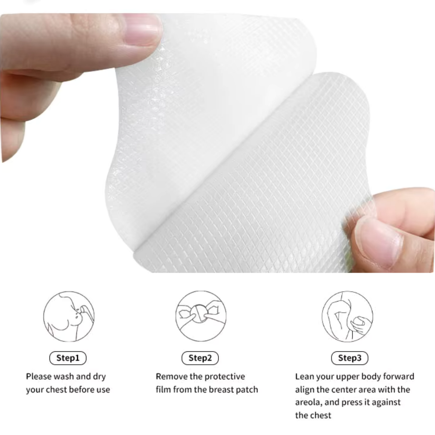 Hydrogel Nipple Pads for Breastfeeding Relief by Twisted Plum for postpartum recovery